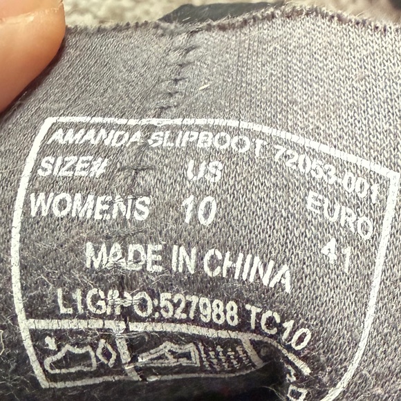 Bogs Amanda Slip-On Waterproof Boots – Black, Women’s Size 10 - Picture 3 of 5